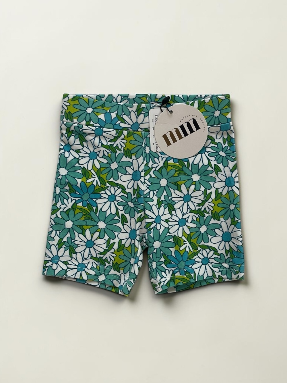 STRAWBERRY JAM KIDS NWT Retro Daisy Floral Print Biker Shorts
